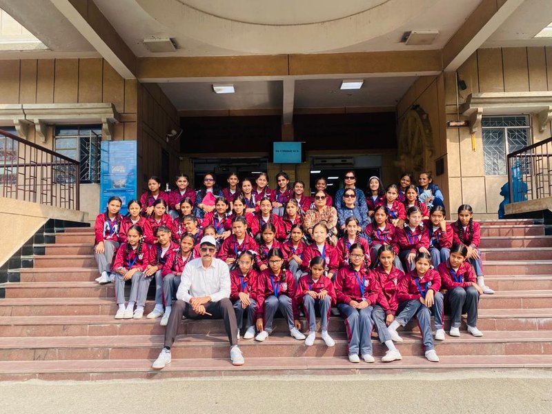 Students and staff on an excursion
